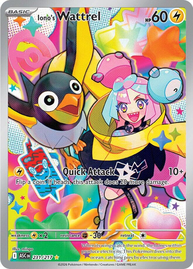 Iono's Wattrel (231/217) [Mega Evolution: Ascended Heroes] | Exor Games Truro