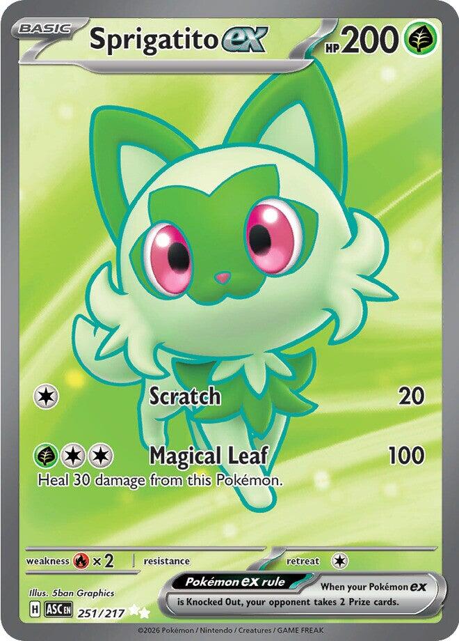 Sprigatito ex (251/217) [Mega Evolution: Ascended Heroes] | Exor Games Truro