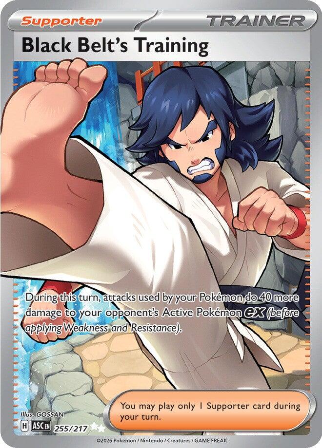 Black Belt's Training (255/217) [Mega Evolution: Ascended Heroes] | Exor Games Truro