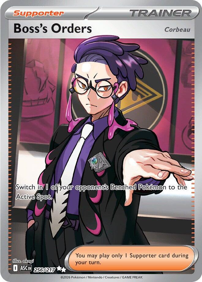 Boss's Orders [Corbeau] - 256/217 [Mega Evolution: Ascended Heroes] | Exor Games Truro