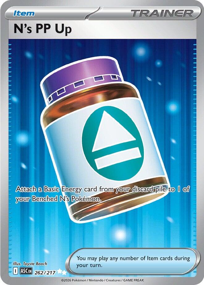 N's PP Up (262/217) [Mega Evolution: Ascended Heroes] | Exor Games Truro