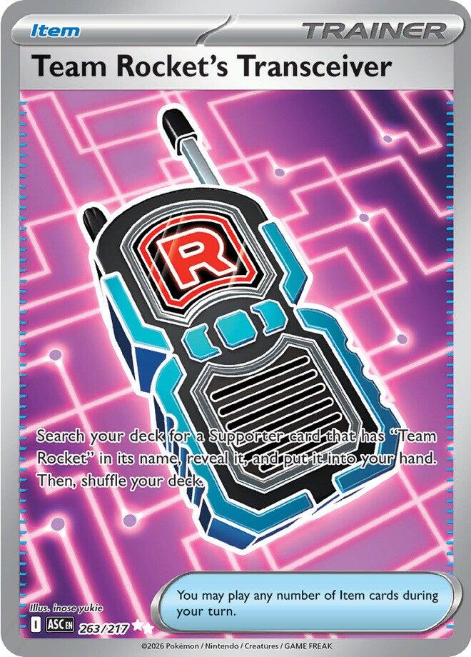 Team Rocket's Transceiver (263/217) [Mega Evolution: Ascended Heroes] | Exor Games Truro