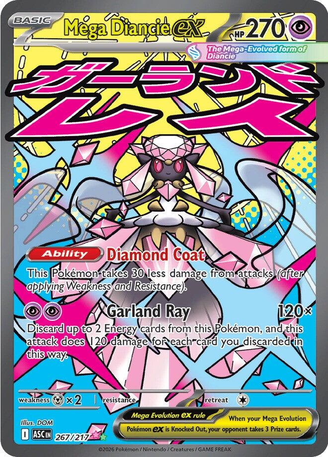 Mega Diancie ex (267/217) [Mega Evolution: Ascended Heroes] | Exor Games Truro