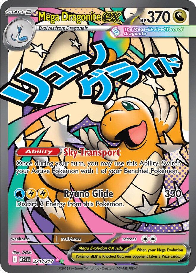 Mega Dragonite ex (271/217) [Mega Evolution: Ascended Heroes] | Exor Games Truro