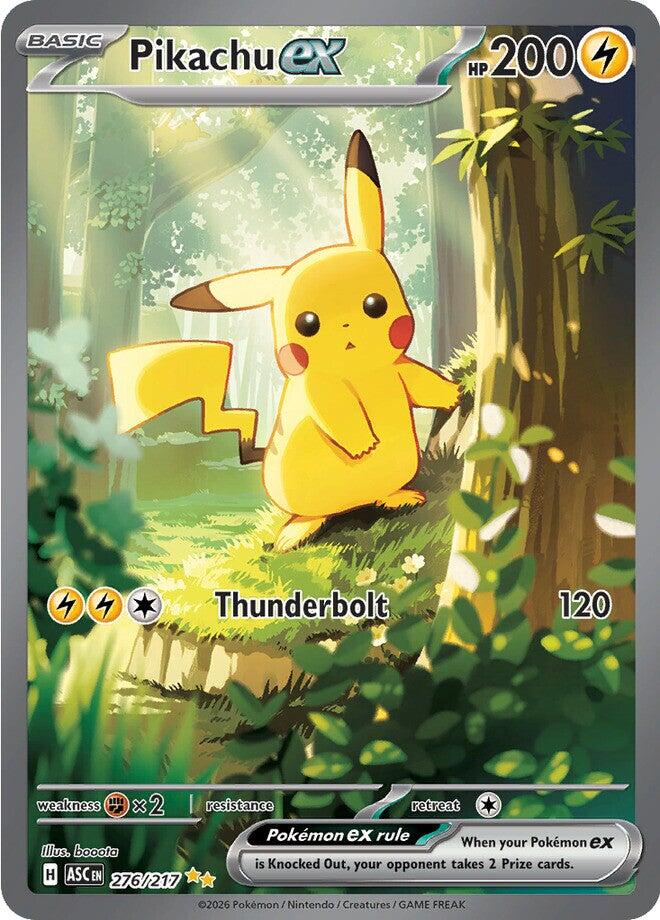 Pikachu ex (276/217) [Mega Evolution: Ascended Heroes] | Exor Games Truro