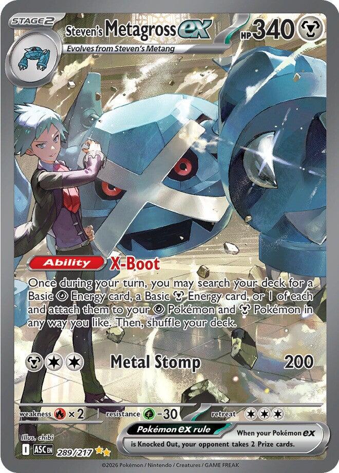Steven's Metagross ex (289/217) [Mega Evolution: Ascended Heroes] | Exor Games Truro