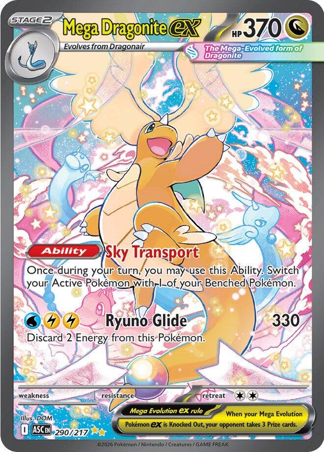 Mega Dragonite ex (290/217) [Mega Evolution: Ascended Heroes] | Exor Games Truro