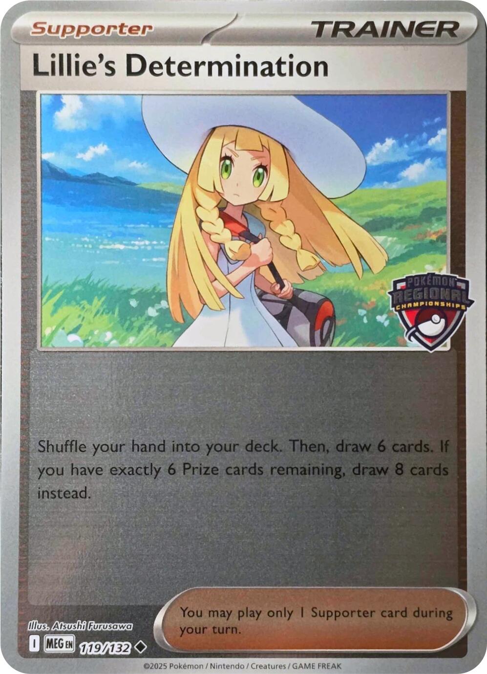 Lillie's Determination (119/132) (Regional Championships) [League & Championship Cards] | Exor Games Truro