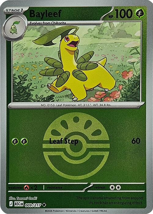 Bayleef (009/217) (Friend Ball) [Mega Evolution: Ascended Heroes] | Exor Games Truro