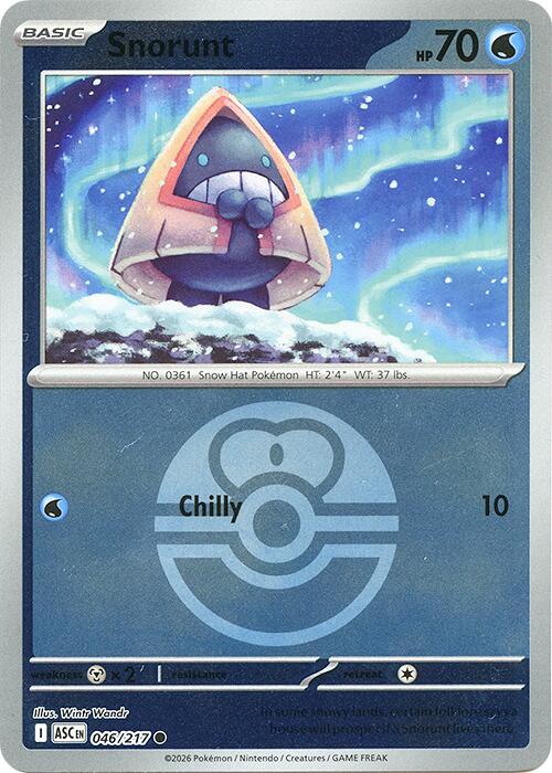 Snorunt (046/217) (Love Ball) [Mega Evolution: Ascended Heroes] | Exor Games Truro