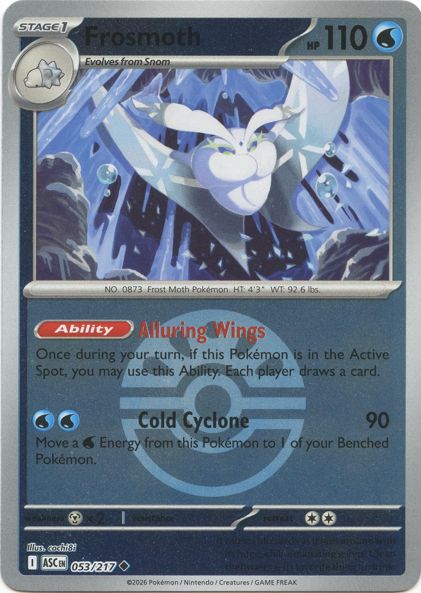 Frosmoth (053/217) (Friend Ball) [Mega Evolution: Ascended Heroes] | Exor Games Truro