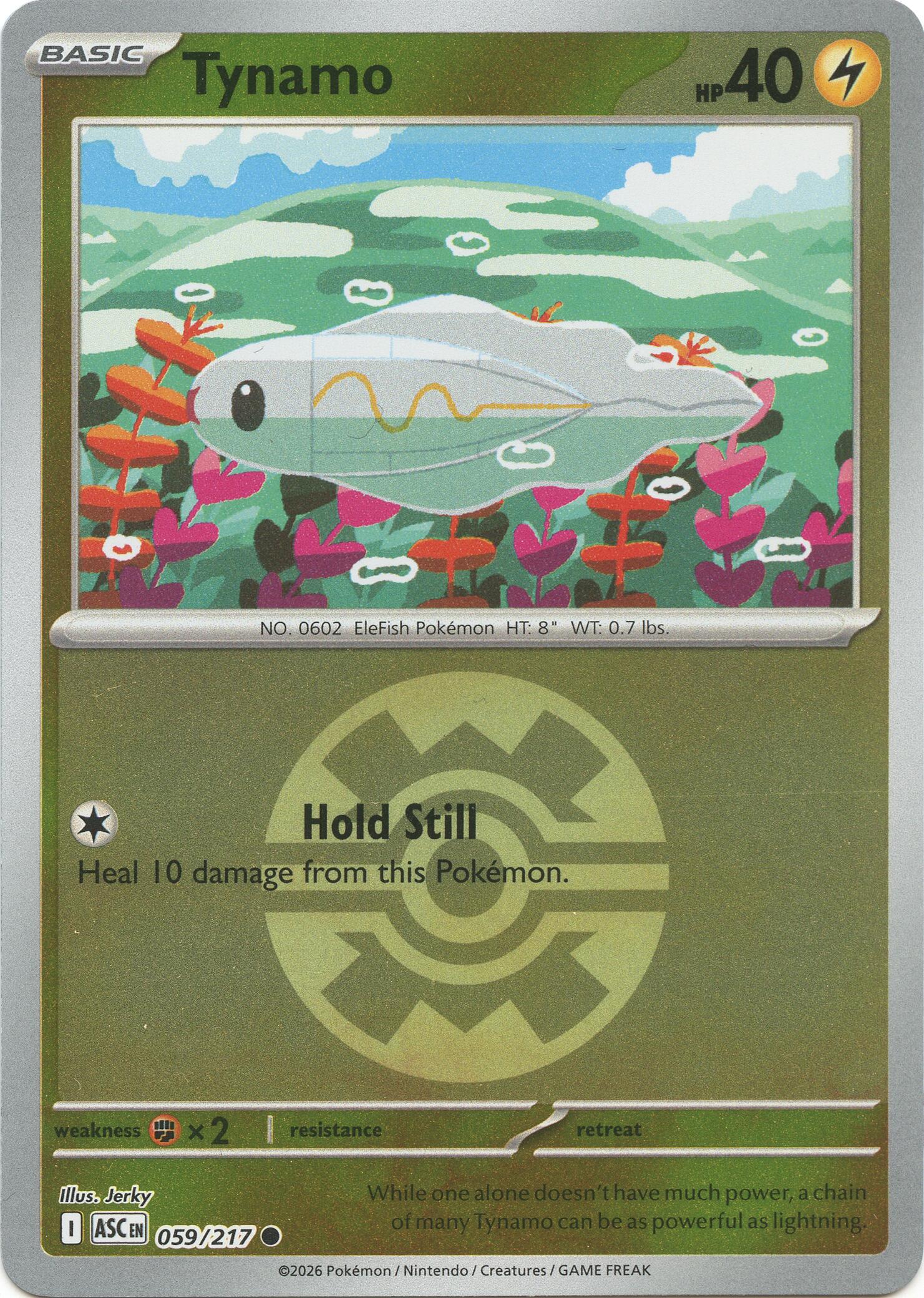 Tynamo (059/217) (Quick Ball) [Mega Evolution: Ascended Heroes] | Exor Games Truro