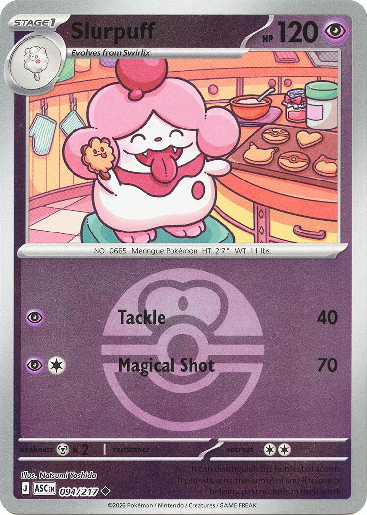Slurpuff (094/217) (Love Ball) [Mega Evolution: Ascended Heroes] | Exor Games Truro