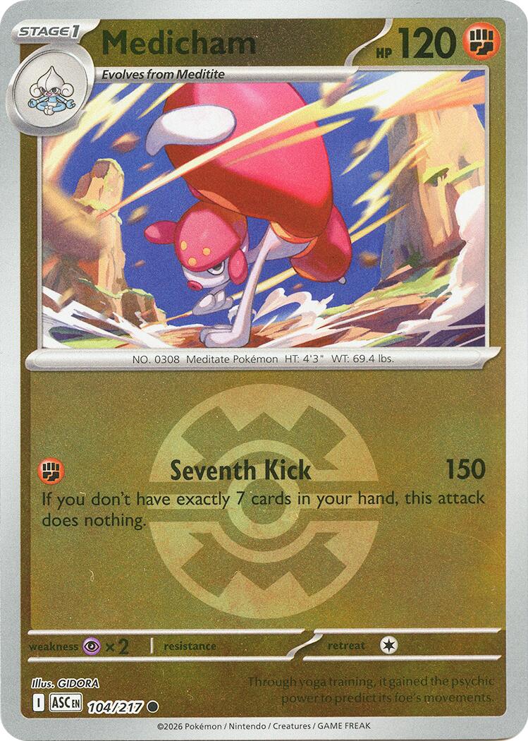 Medicham (104/217) (Quick Ball) [Mega Evolution: Ascended Heroes] | Exor Games Truro