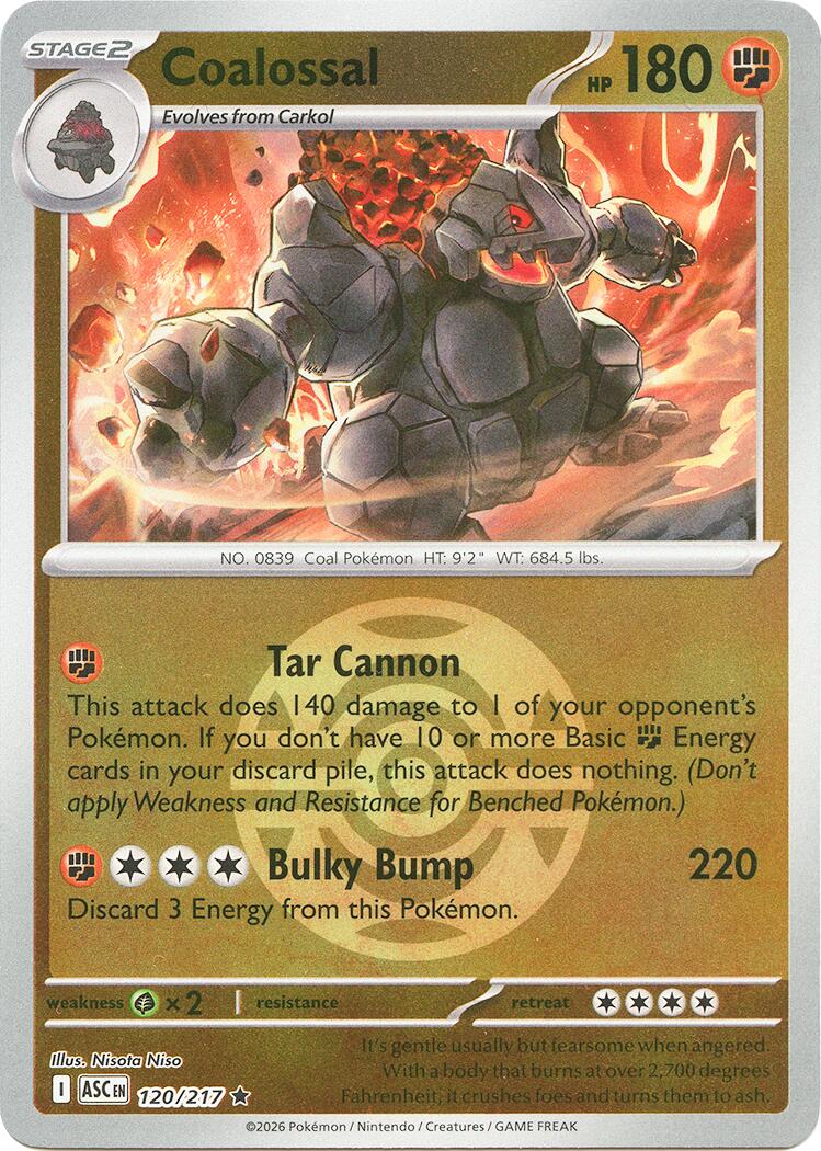 Coalossal (120/217) (Dusk Ball) [Mega Evolution: Ascended Heroes] | Exor Games Truro