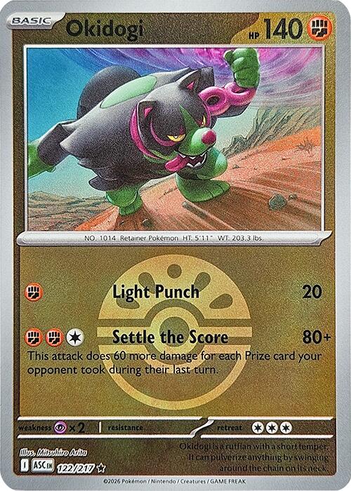 Okidogi (122/217) (Friend Ball) [Mega Evolution: Ascended Heroes] | Exor Games Truro
