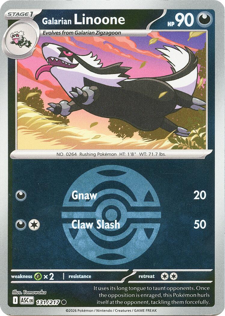 Galarian Linoone (131/217) (Dusk Ball) [Mega Evolution: Ascended Heroes] | Exor Games Truro