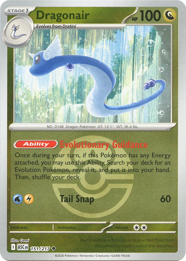 Dragonair (151/217) (Love Ball) [Mega Evolution: Ascended Heroes] | Exor Games Truro