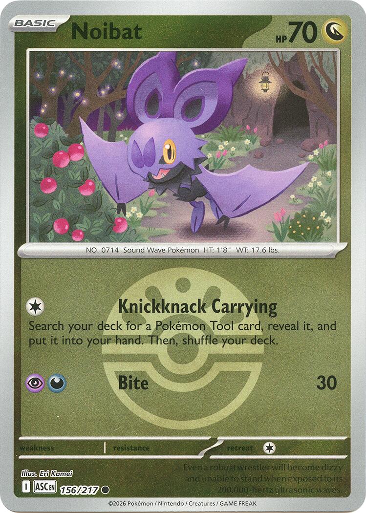 Noibat (156/217) (Friend Ball) [Mega Evolution: Ascended Heroes] | Exor Games Truro
