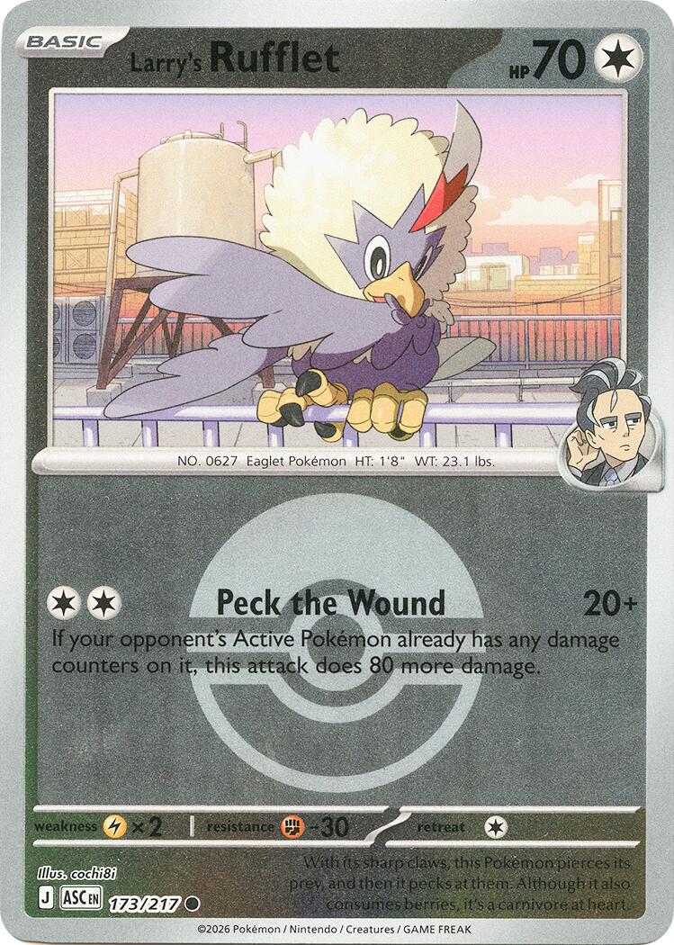 Larry's Rufflet (173/217) (Poke Ball) [Mega Evolution: Ascended Heroes] | Exor Games Truro