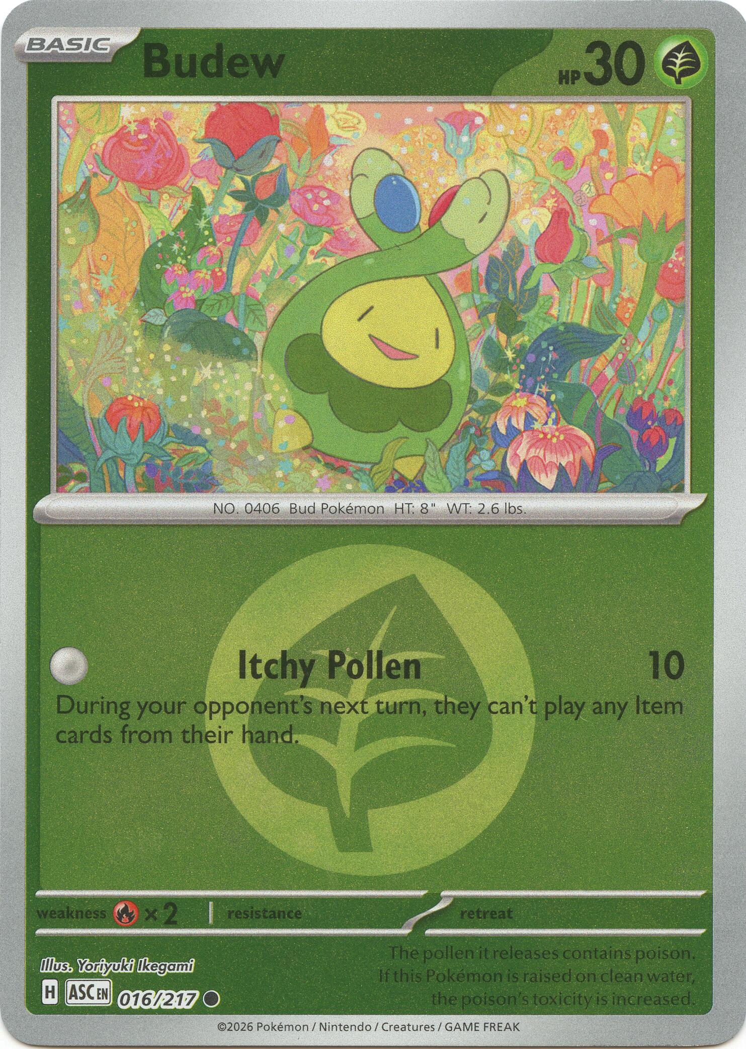 Budew (016/217) (Energy Symbol Pattern) [Mega Evolution: Ascended Heroes] | Exor Games Truro