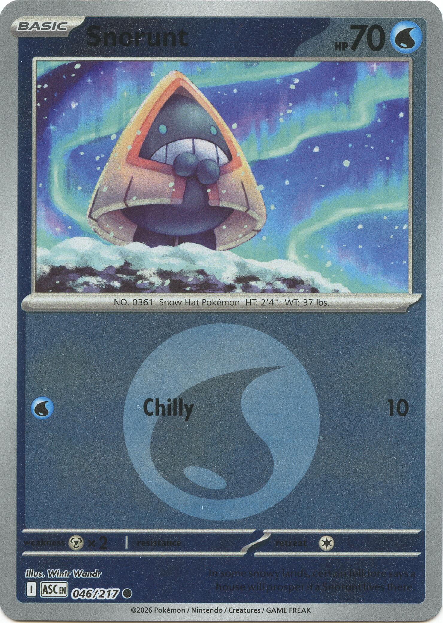 Snorunt (046/217) (Energy Symbol Pattern) [Mega Evolution: Ascended Heroes] | Exor Games Truro