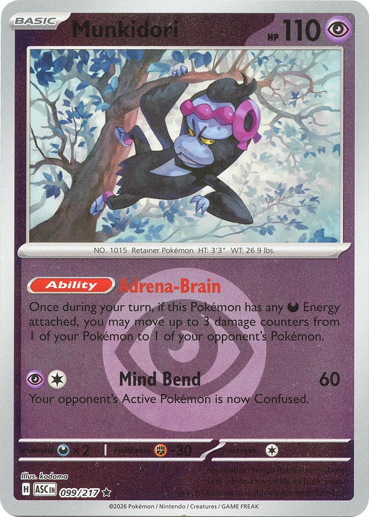 Munkidori (099/217) (Energy Symbol Pattern) [Mega Evolution: Ascended Heroes] | Exor Games Truro