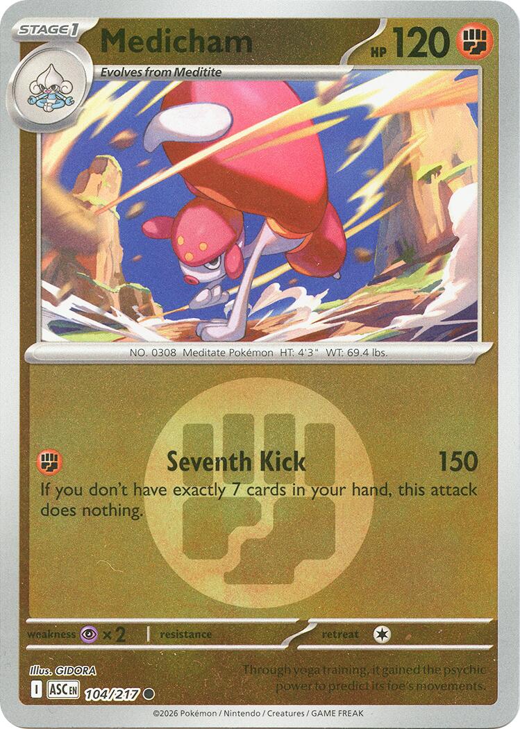 Medicham (104/217) (Energy Symbol Pattern) [Mega Evolution: Ascended Heroes] | Exor Games Truro