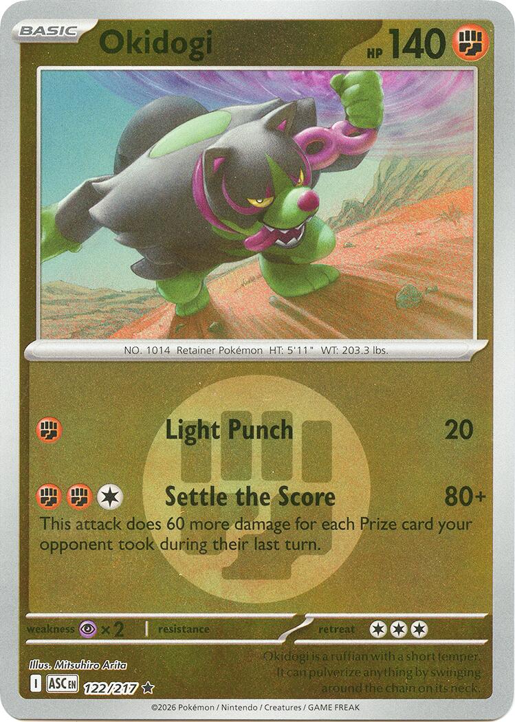 Okidogi (122/217) (Energy Symbol Pattern) [Mega Evolution: Ascended Heroes] | Exor Games Truro