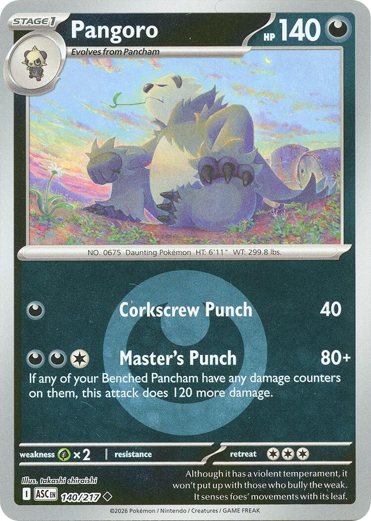 Pangoro (140/217) (Energy Symbol Pattern) [Mega Evolution: Ascended Heroes] | Exor Games Truro