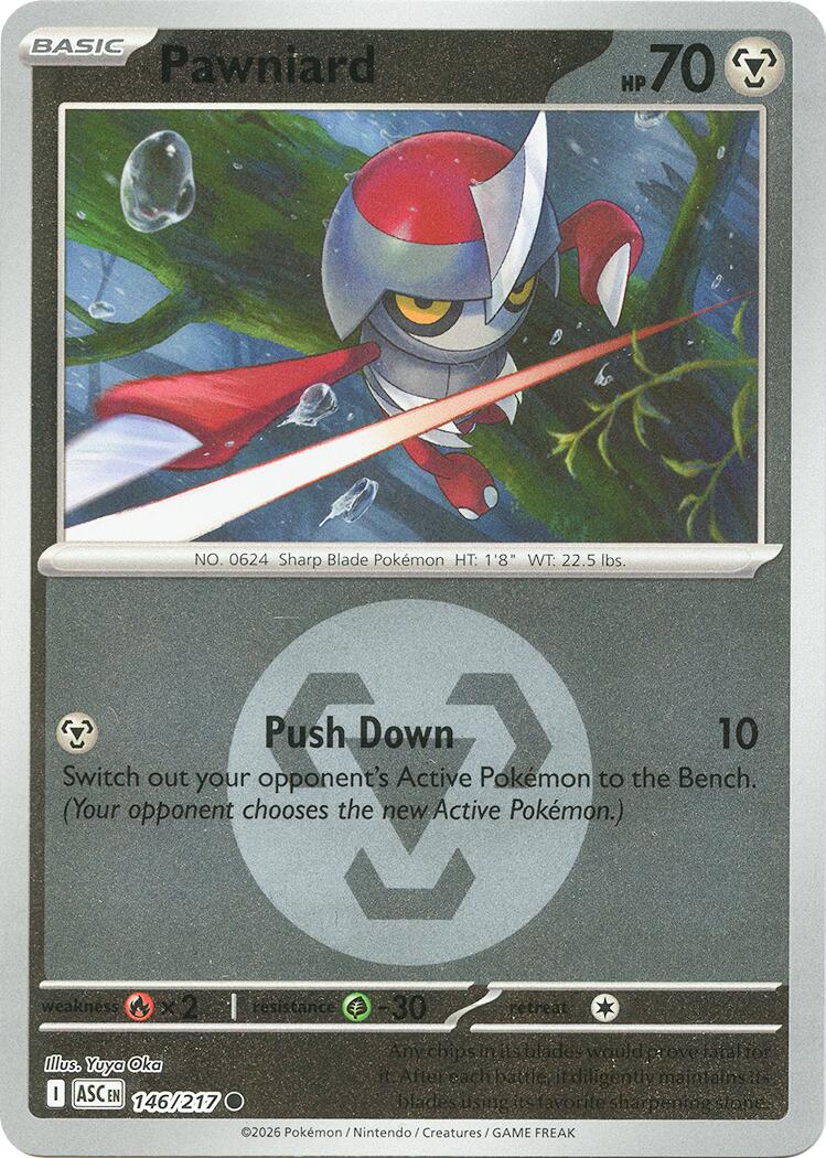 Pawniard (146/217) (Energy Symbol Pattern) [Mega Evolution: Ascended Heroes] | Exor Games Truro