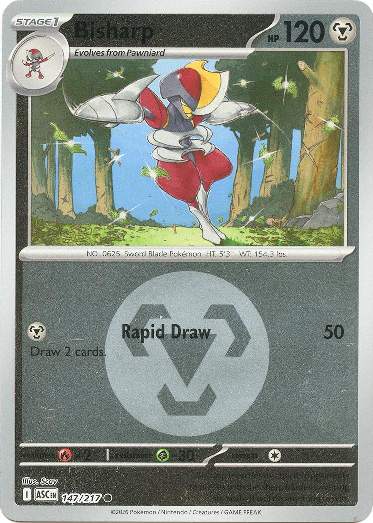 Bisharp (147/217) (Energy Symbol Pattern) [Mega Evolution: Ascended Heroes] | Exor Games Truro