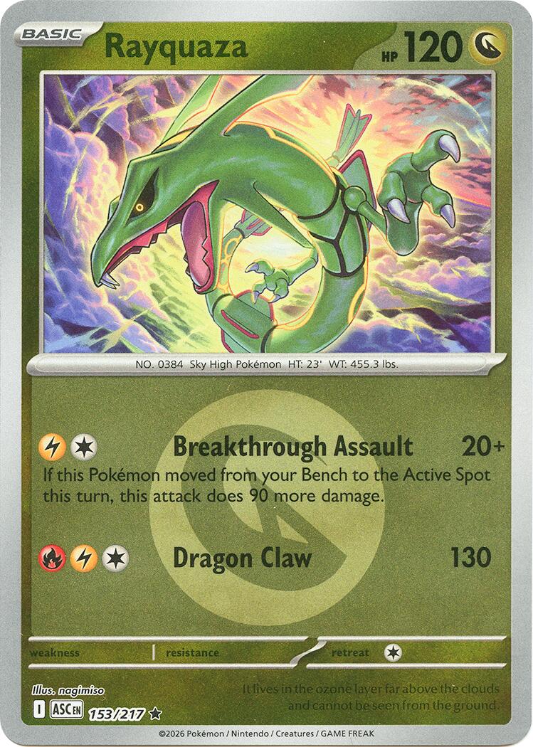 Rayquaza (153/217) (Energy Symbol Pattern) [Mega Evolution: Ascended Heroes] | Exor Games Truro