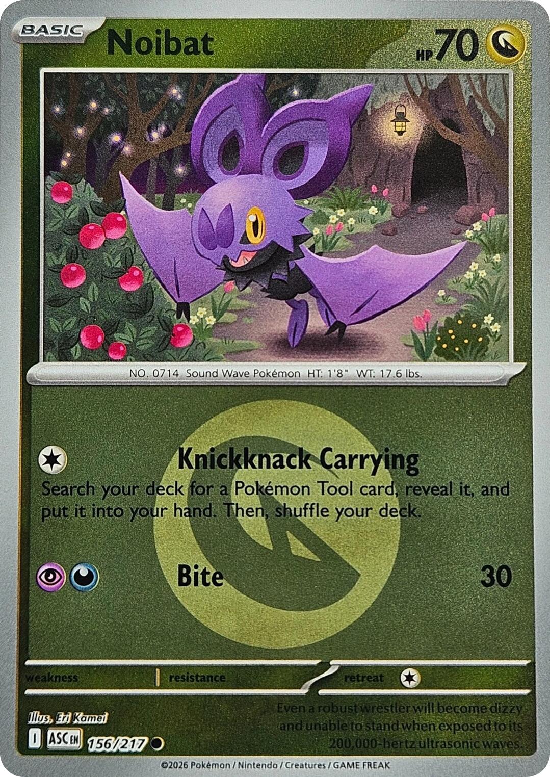 Noibat (156/217) (Energy Symbol Pattern) [Mega Evolution: Ascended Heroes] | Exor Games Truro