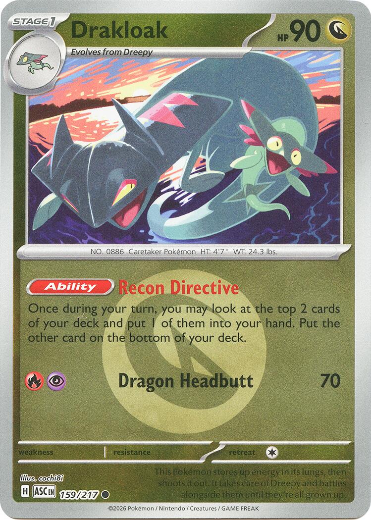 Drakloak (159/217) (Energy Symbol Pattern) [Mega Evolution: Ascended Heroes] | Exor Games Truro