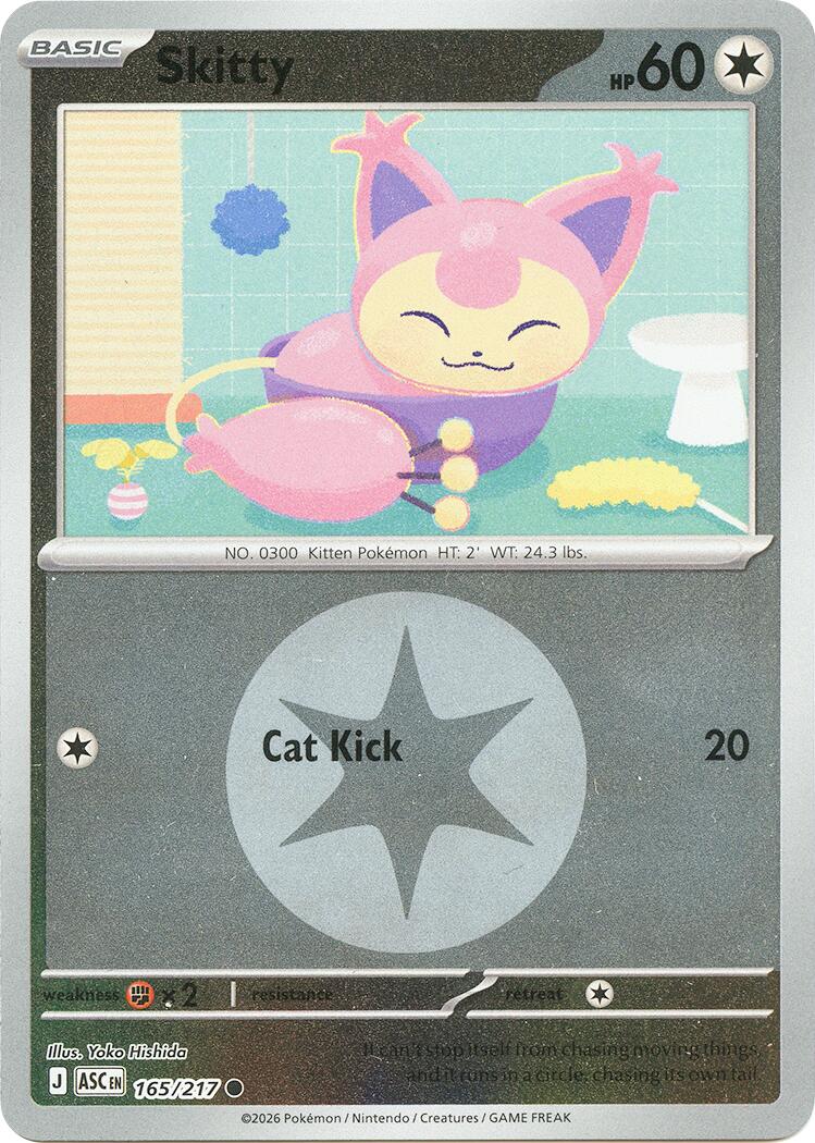 Skitty (165/217) (Energy Symbol Pattern) [Mega Evolution: Ascended Heroes] | Exor Games Truro