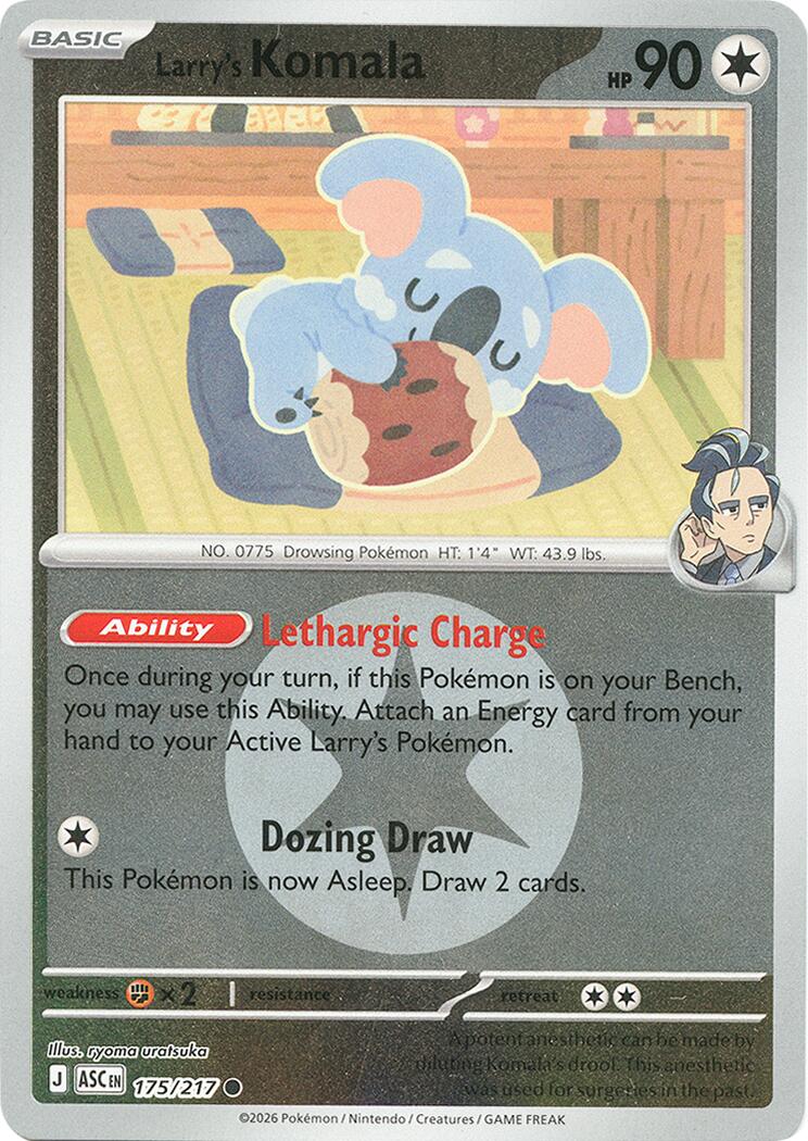 Larry's Komala (175/217) (Energy Symbol Pattern) [Mega Evolution: Ascended Heroes] | Exor Games Truro