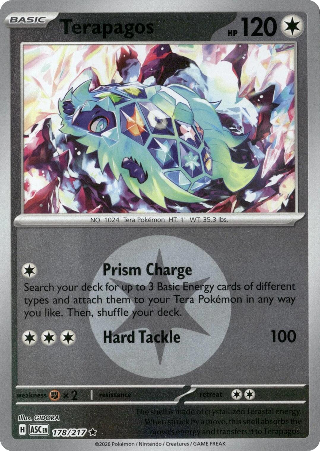 Terapagos (178/217) (Energy Symbol Pattern) [Mega Evolution: Ascended Heroes] | Exor Games Truro