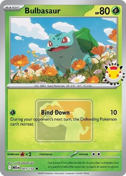Bulbasaur (001/132) (Pokemon Day 2026) [Miscellaneous Cards] | Exor Games Truro