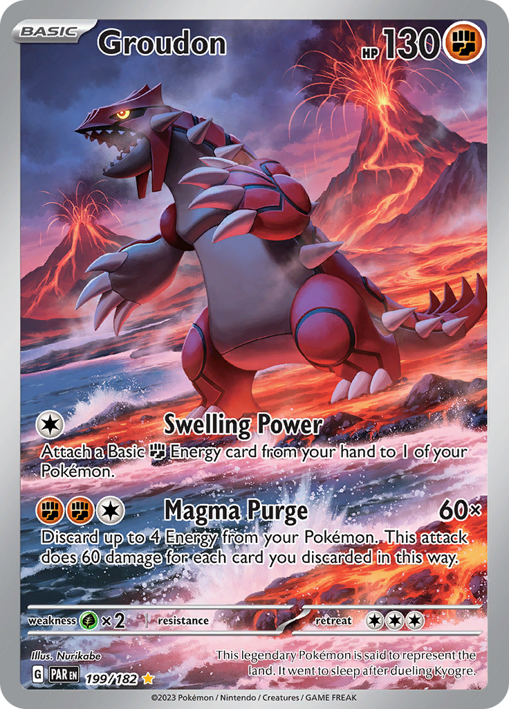 Groudon (199/182) [Scarlet & Violet: Paradox Rift] | Exor Games Truro