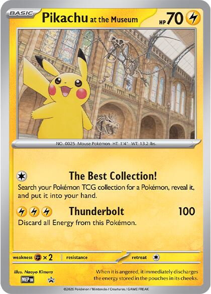 Pikachu at the Museum [Mega Evolution Promo] | Exor Games Truro