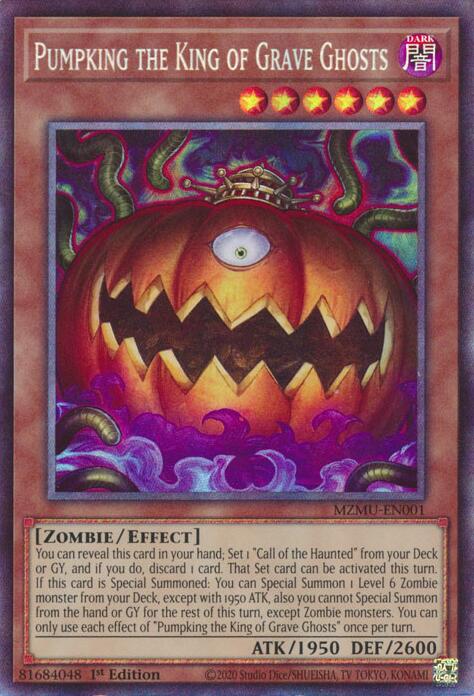 Pumpking the King of Grave Ghosts (Collector's Rare) [MZMU-EN001] Collector's Rare | Exor Games Truro