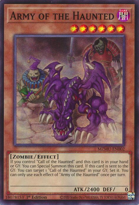Army of the Haunted [MZMU-EN002] Super Rare | Exor Games Truro