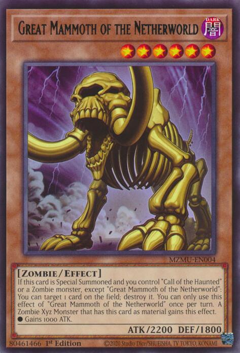 Great Mammoth of the Netherworld [MZMU-EN004] Rare | Exor Games Truro