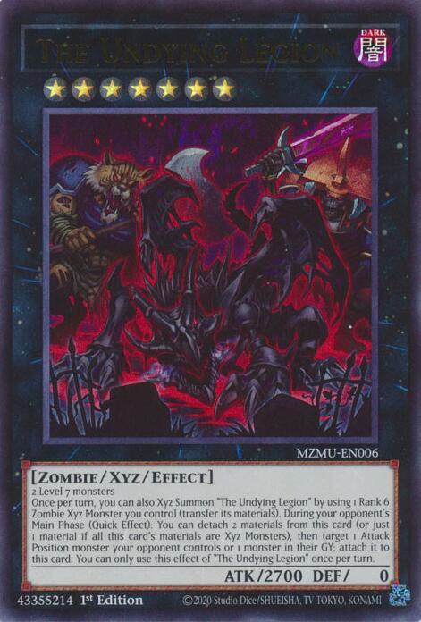 The Undying Legion [MZMU-EN006] Ultra Rare | Exor Games Truro