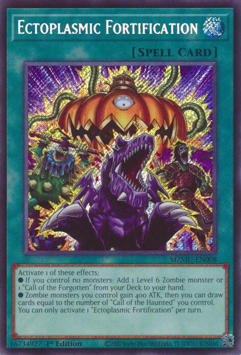 Ectoplasmic Fortification [MZMU-EN008] Secret Rare | Exor Games Truro