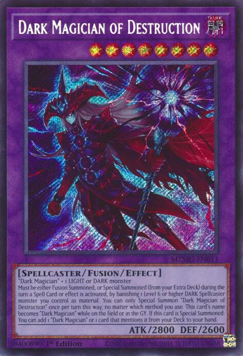 Dark Magician of Destruction [MZMU-EN011] Secret Rare | Exor Games Truro