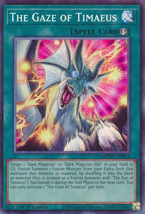 The Gaze of Timaeus (Collector's Rare) [MZMU-EN013] Collector's Rare | Exor Games Truro