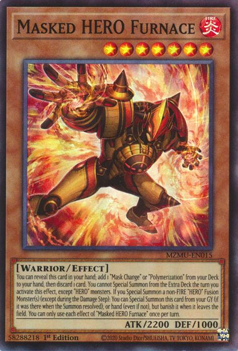 Masked HERO Furnace [MZMU-EN015] Super Rare | Exor Games Truro