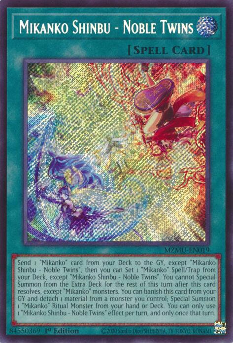 Mikanko Shinbu - Noble Twins [MZMU-EN019] Secret Rare | Exor Games Truro